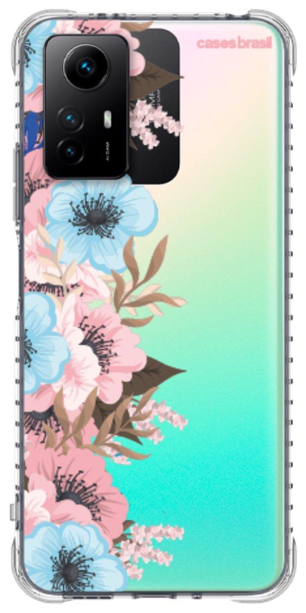 Capinha para Celular Moldura Floral