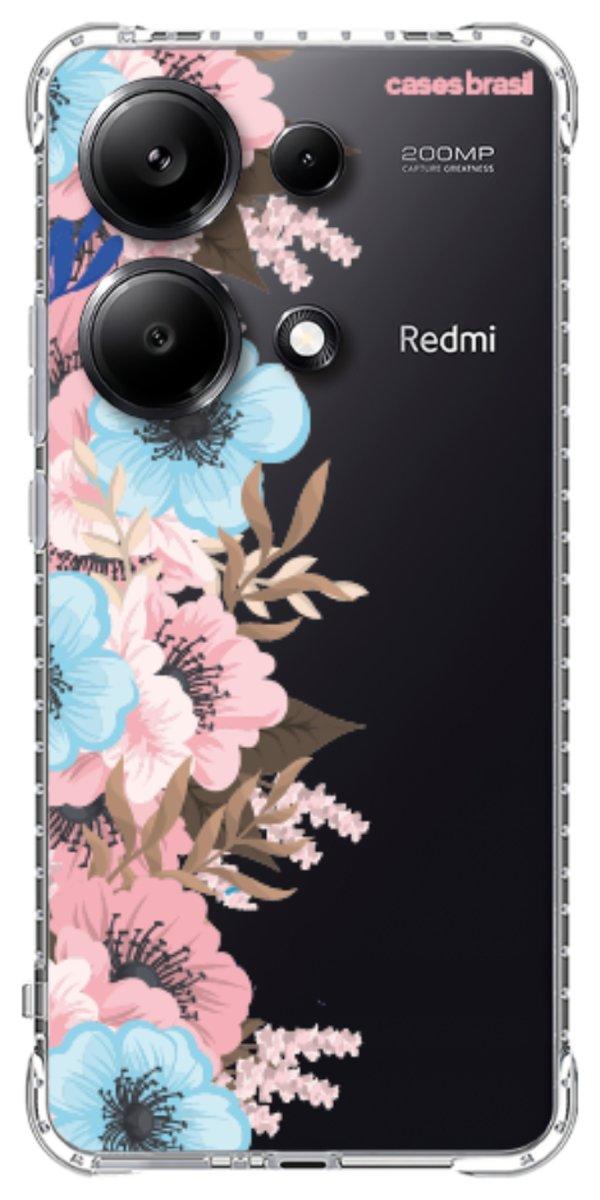 Capinha para Celular Moldura Floral