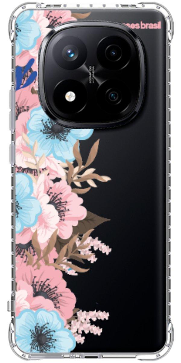 Capinha para Celular Moldura Floral
