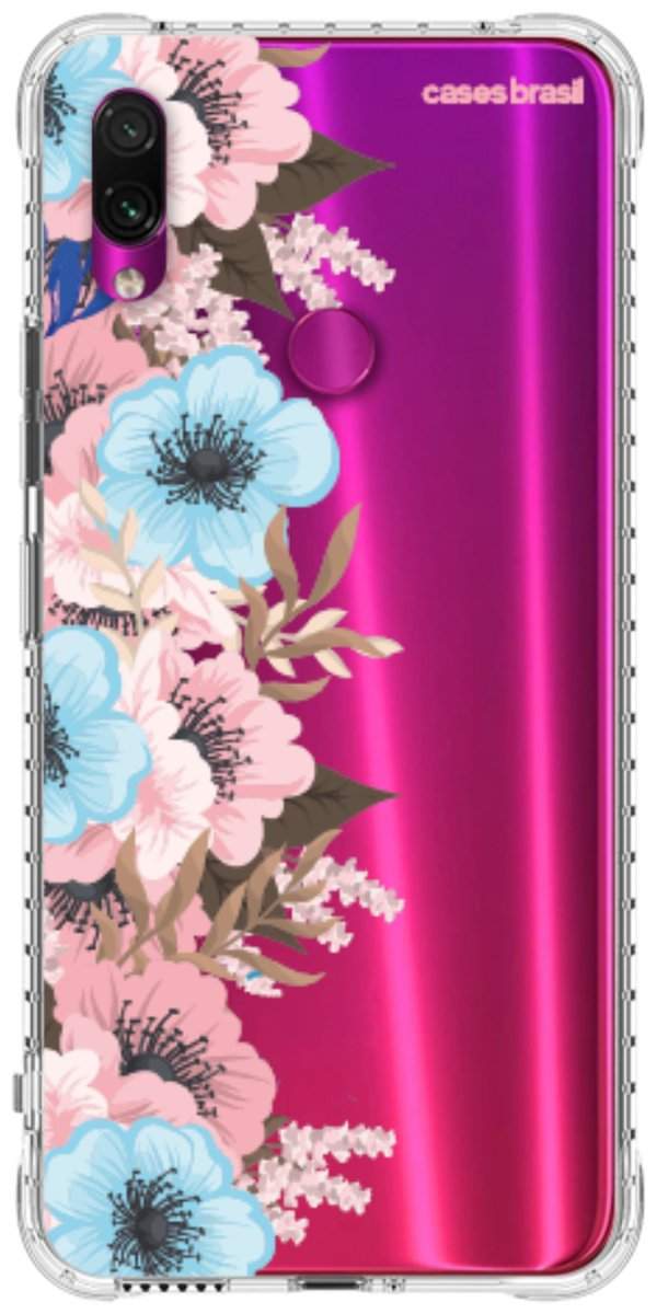 Capinha para Celular Moldura Floral