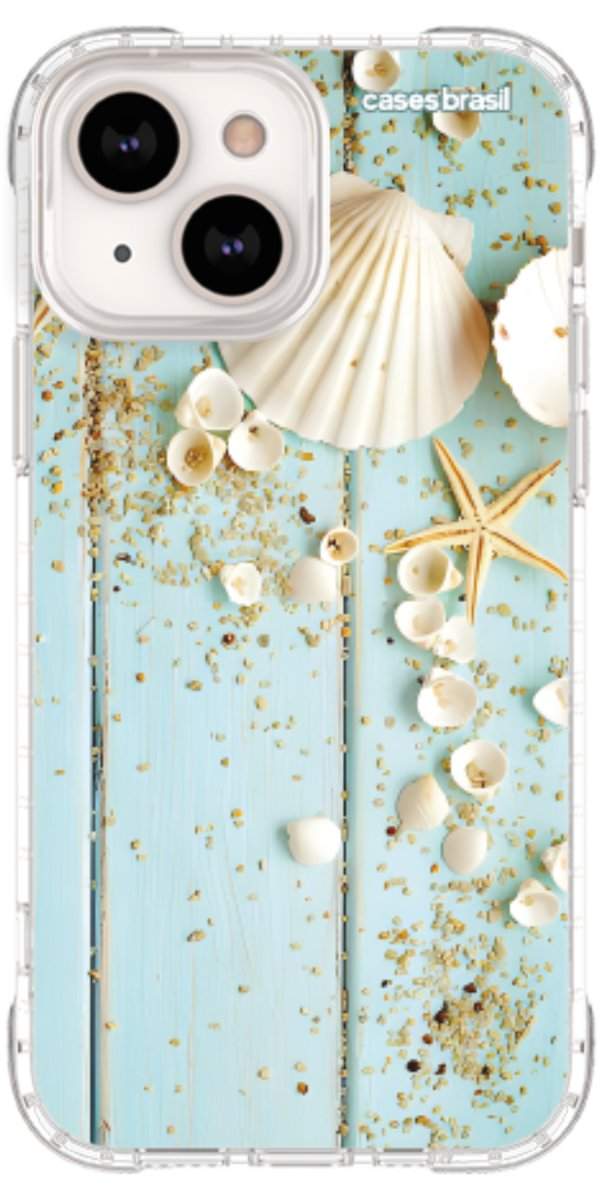 Capinha para Celular Conchas