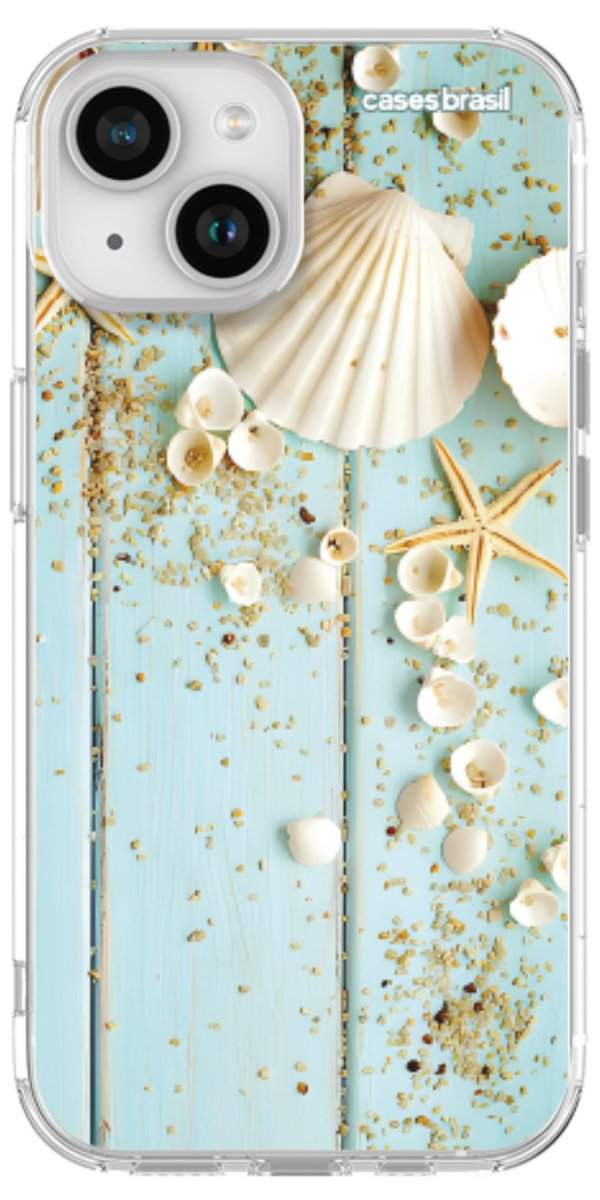 Capinha para Celular Conchas