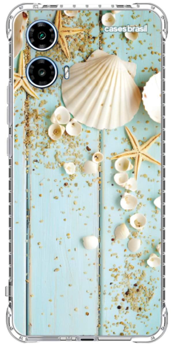 Capinha para Celular Conchas