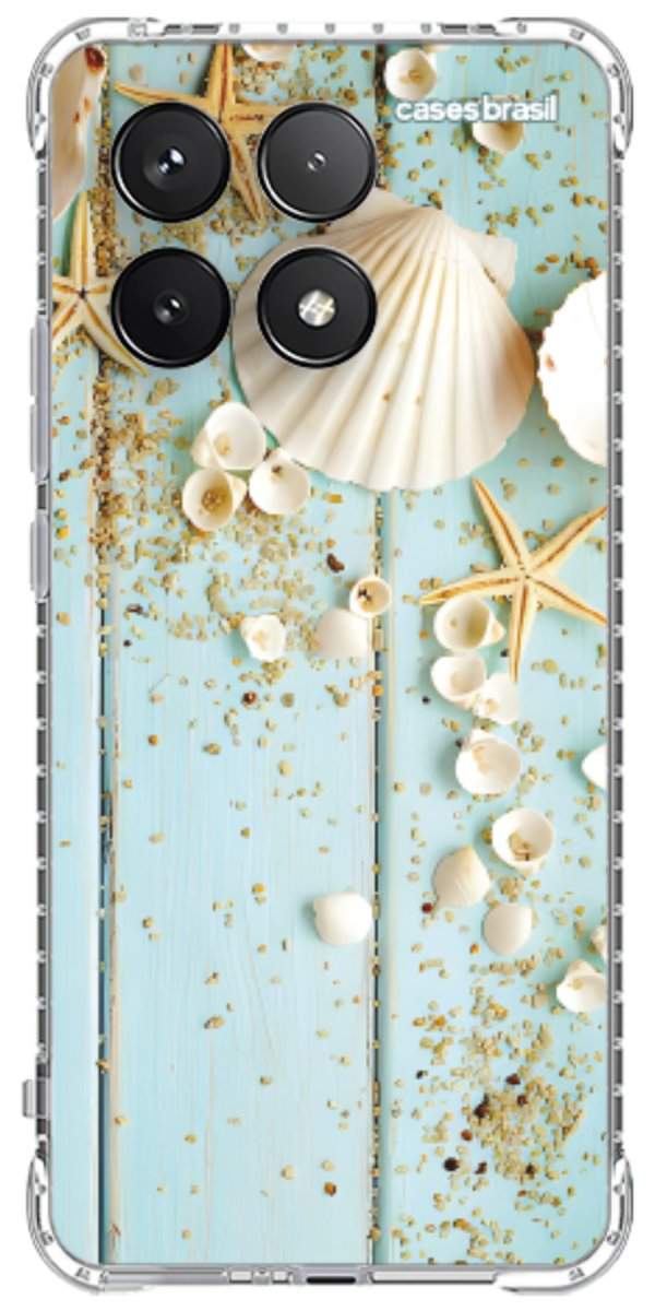 Capinha para Celular Conchas