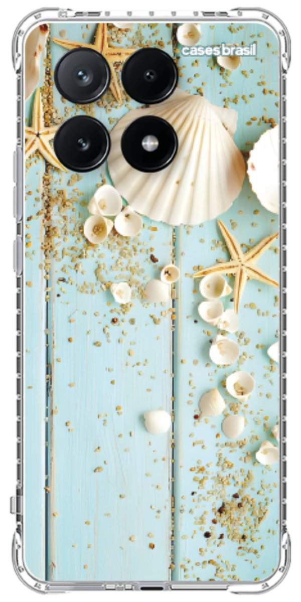Capinha para Celular Conchas