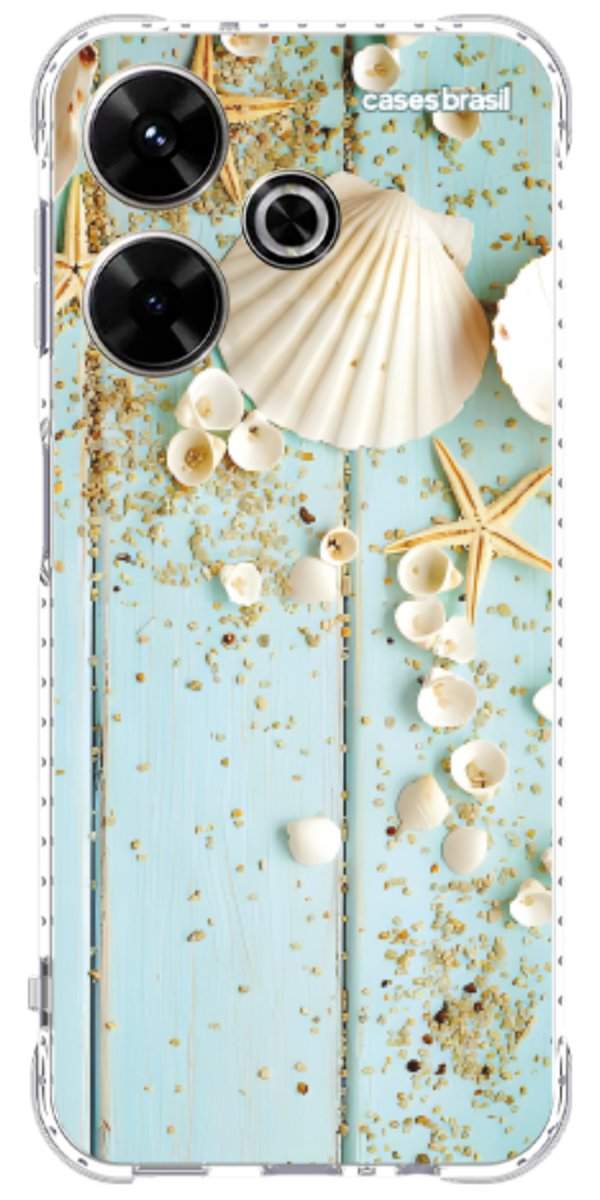 Capinha para Celular Conchas