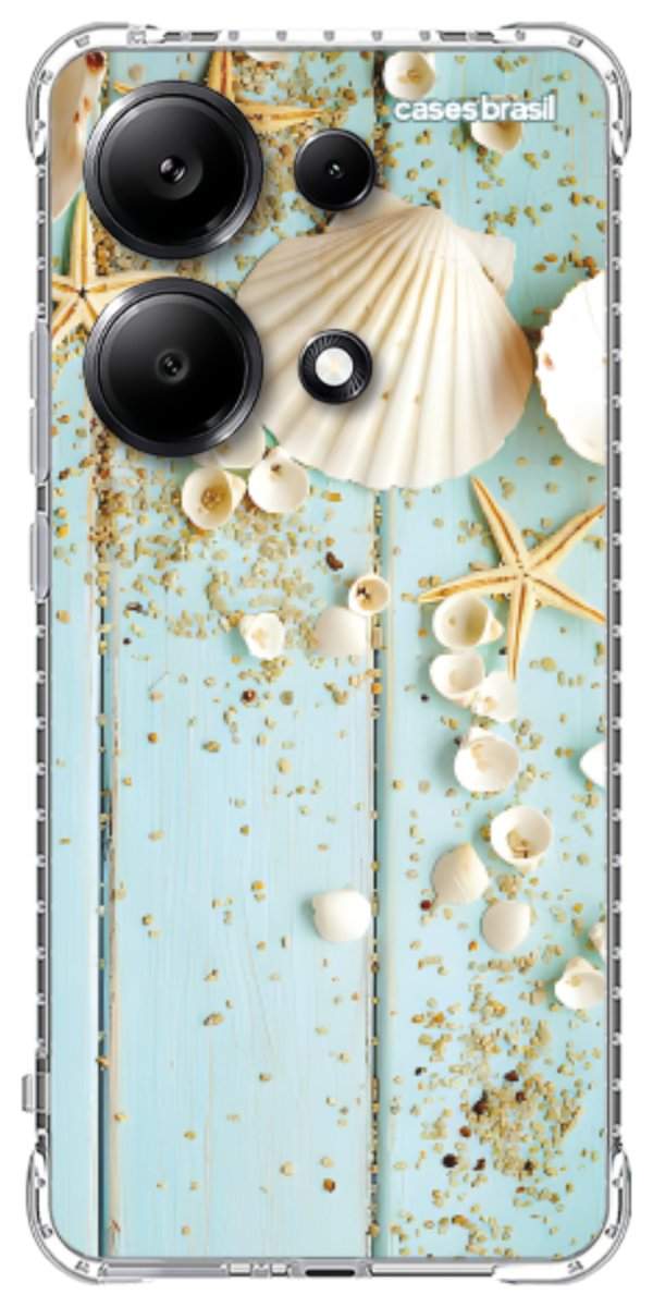 Capinha para Celular Conchas