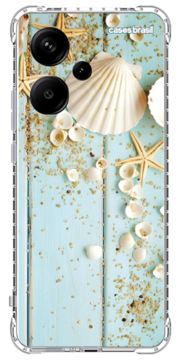 Capinha para Celular Conchas