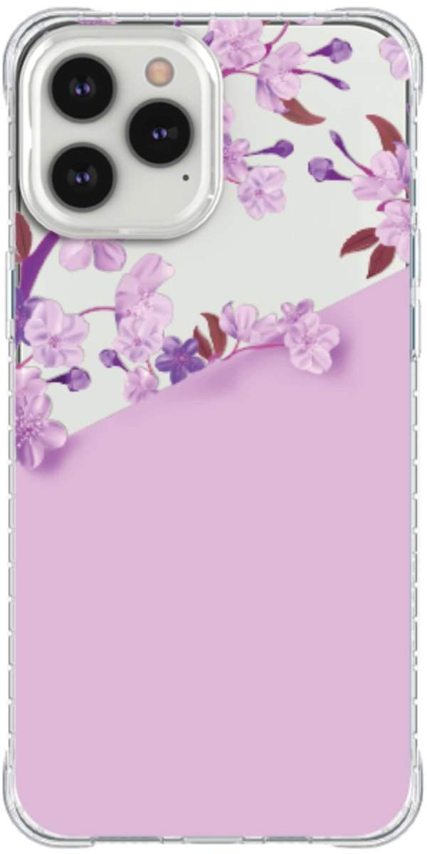 Capinha para Celular Flores Purpuras