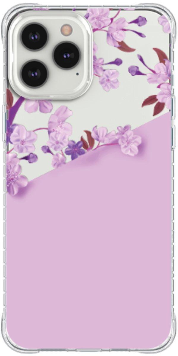 Capinha para Celular Flores Purpuras