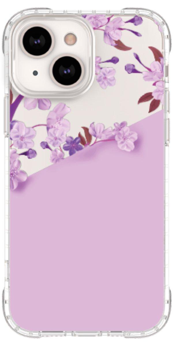Capinha para Celular Flores Purpuras