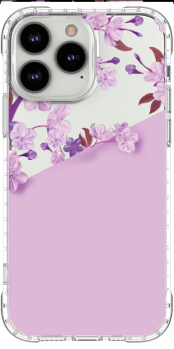 Capinha para Celular Flores Purpuras