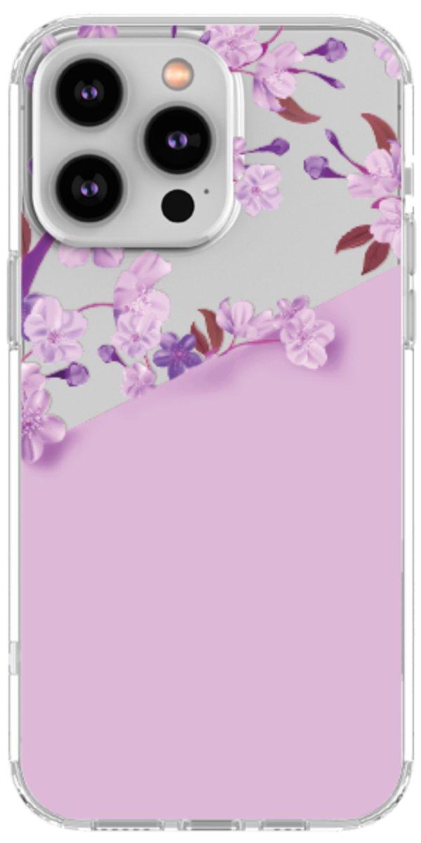 Capinha para Celular Flores Purpuras