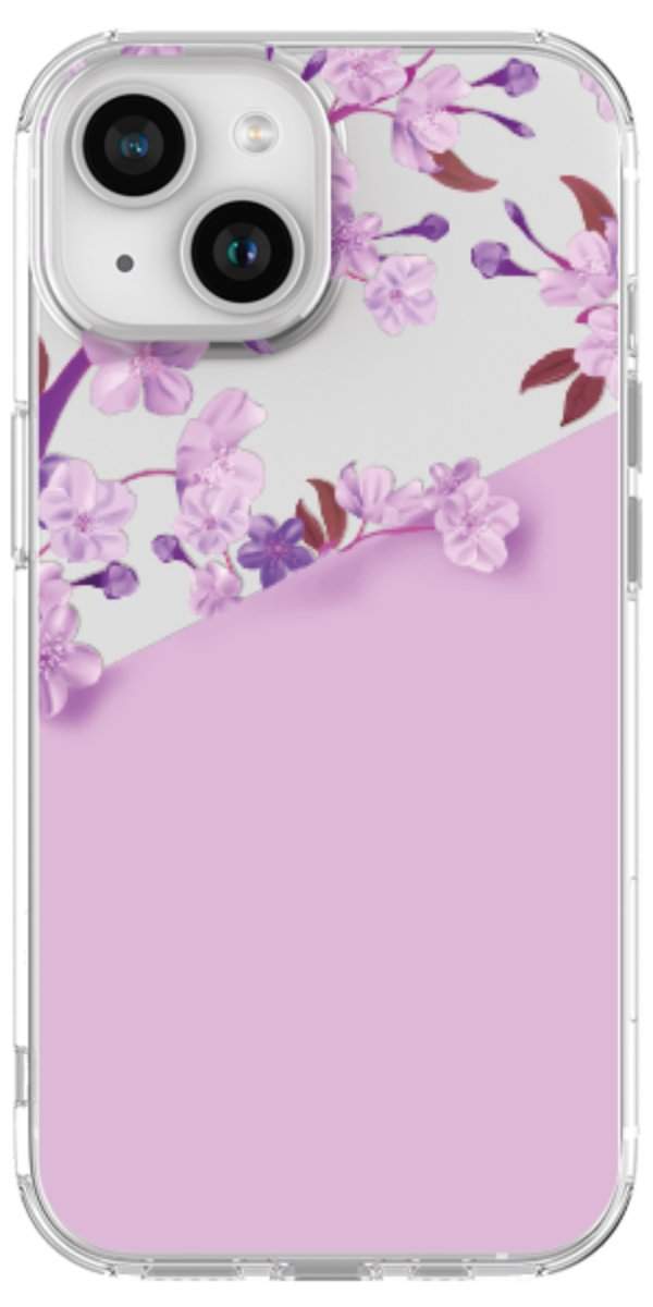 Capinha para Celular Flores Purpuras