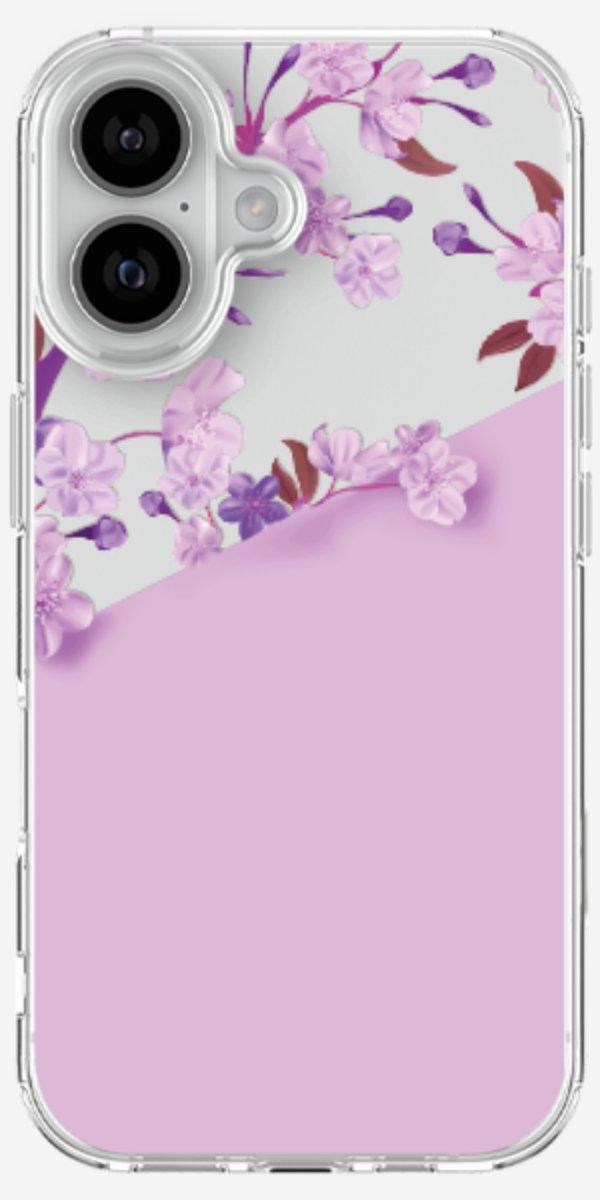 Capinha para Celular Flores Purpuras