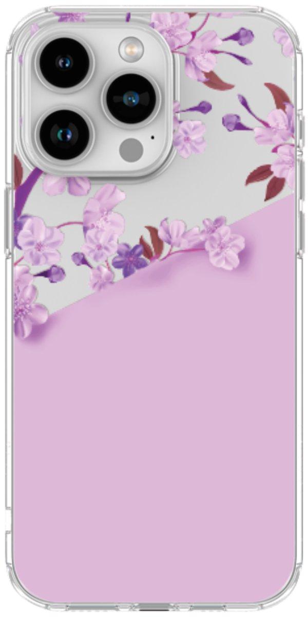 Capinha para Celular Flores Purpuras