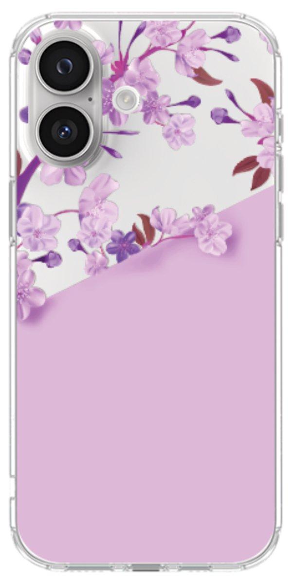 Capinha para Celular Flores Purpuras