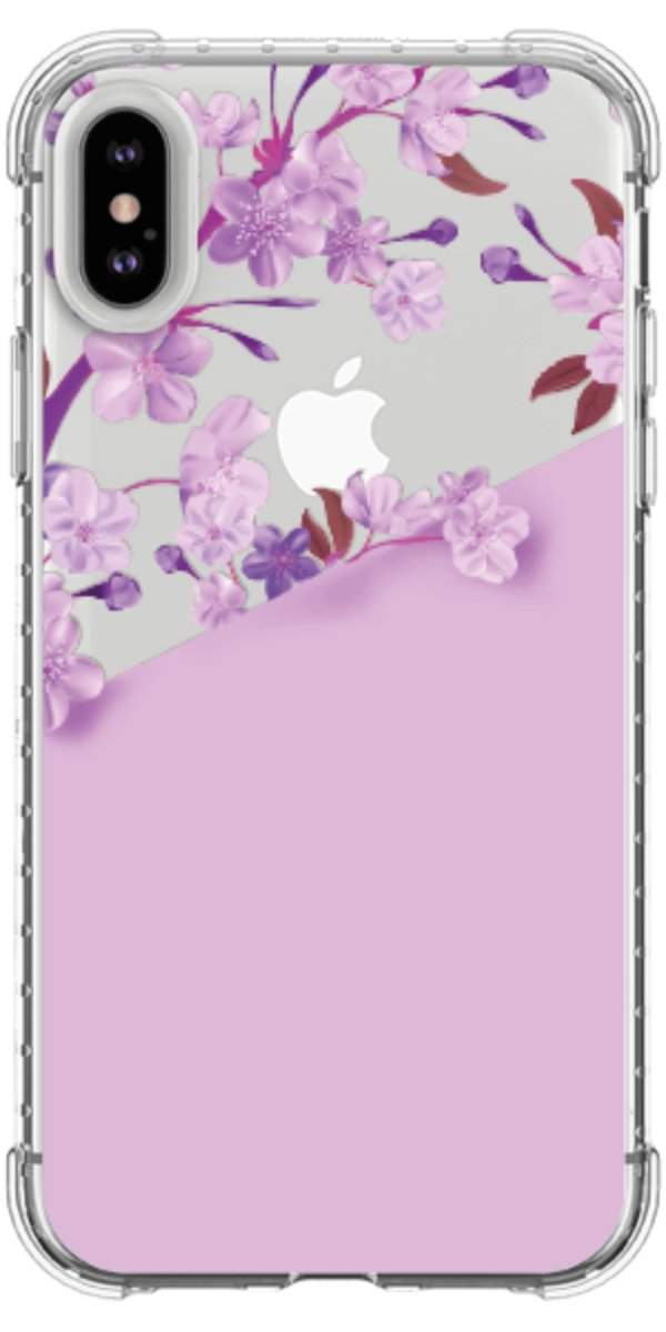 Capinha para Celular Flores Purpuras