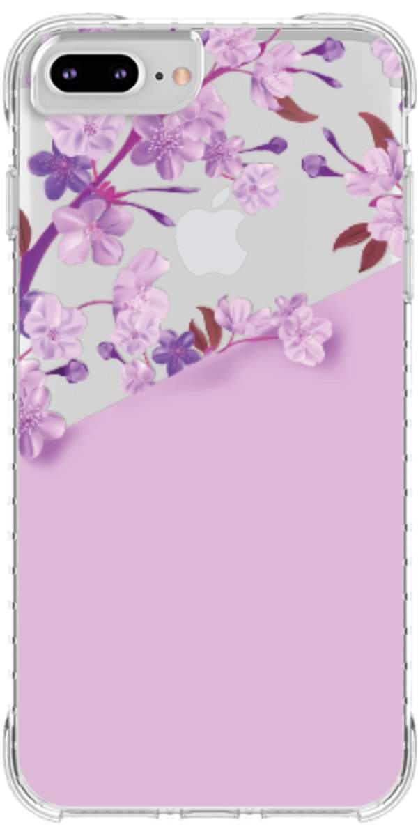 Capinha para Celular Flores Purpuras
