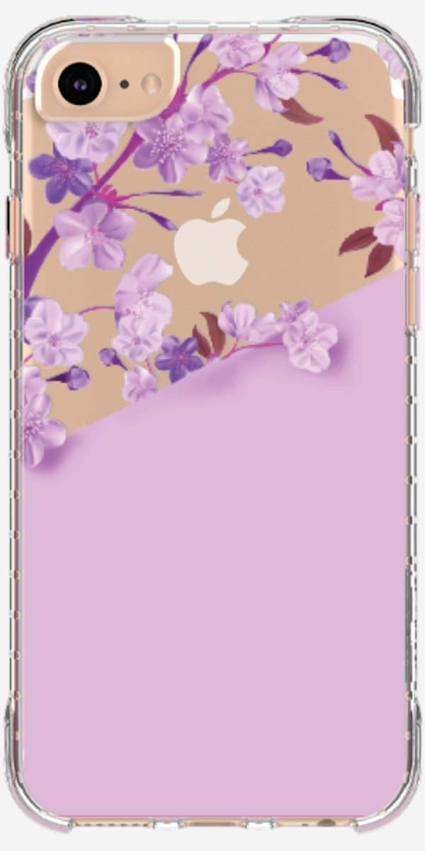 Capinha para Celular Flores Purpuras