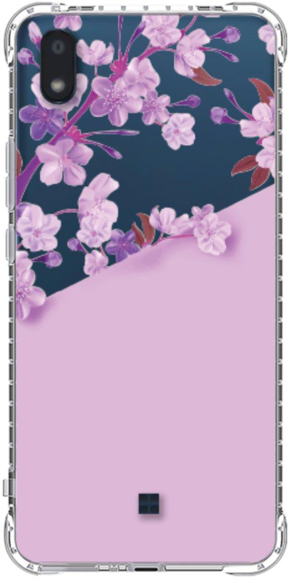 Capinha para Celular Flores Purpuras
