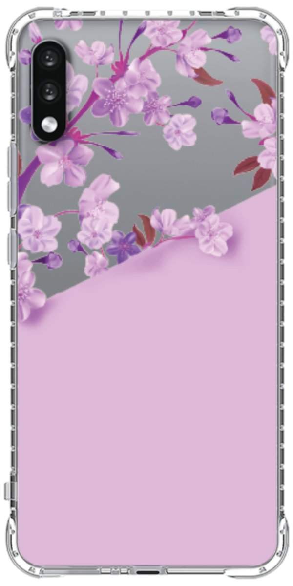 Capinha para Celular Flores Purpuras