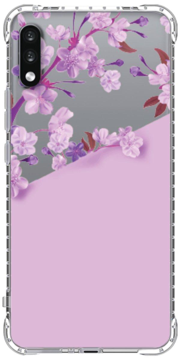Capinha para Celular Flores Purpuras