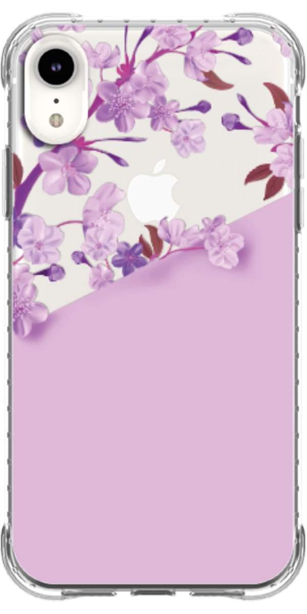 Capinha para Celular Flores Purpuras