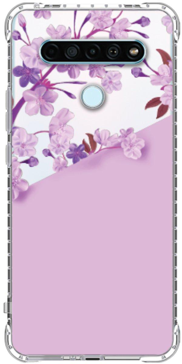 Capinha para Celular Flores Purpuras