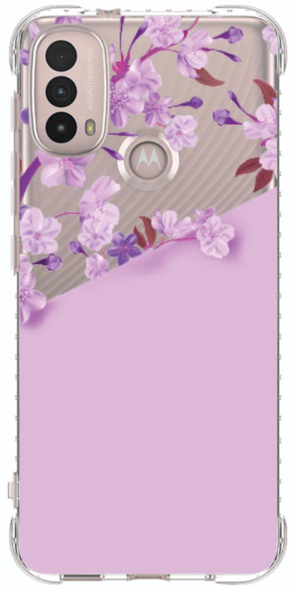 Capinha para Celular Flores Purpuras