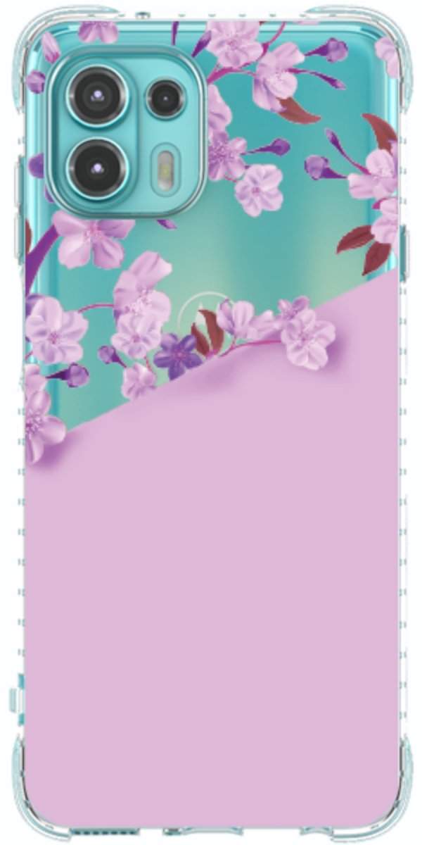 Capinha para Celular Flores Purpuras