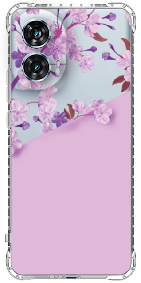 Capinha para Celular Flores Purpuras