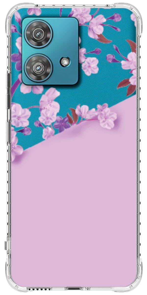 Capinha para Celular Flores Purpuras
