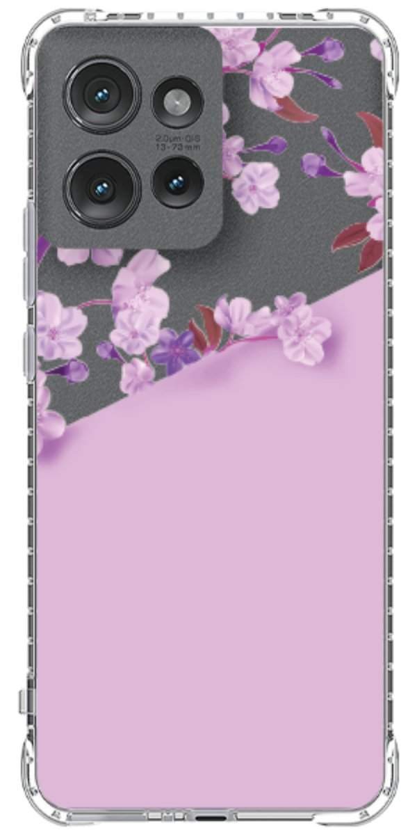 Capinha para Celular Flores Purpuras