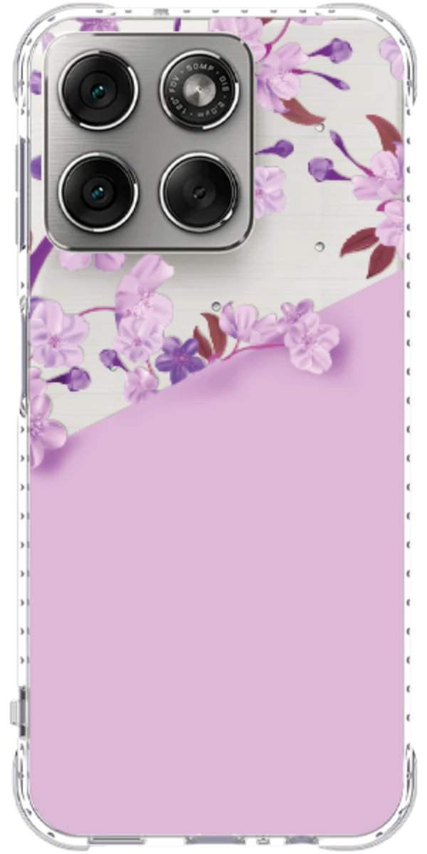 Capinha para Celular Flores Purpuras