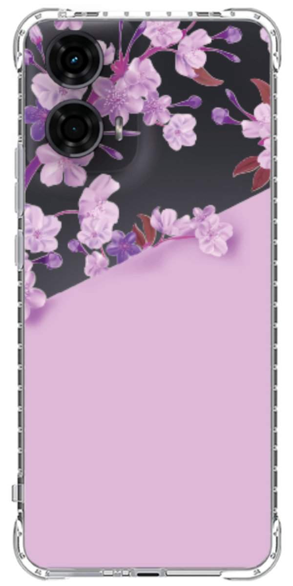 Capinha para Celular Flores Purpuras