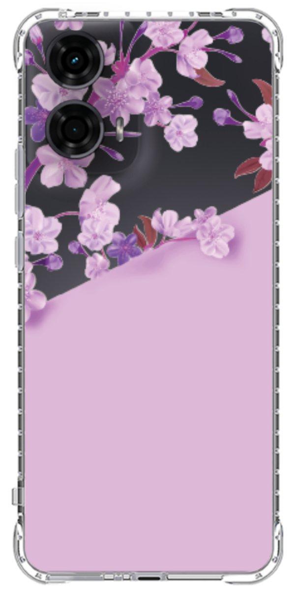 Capinha para Celular Flores Purpuras