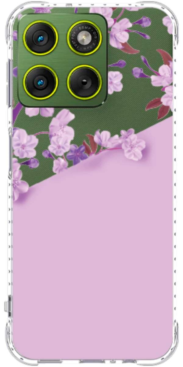 Capinha para Celular Flores Purpuras
