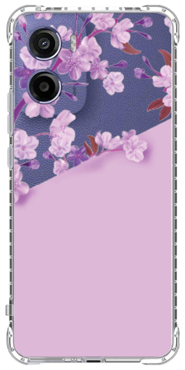 Capinha para Celular Flores Purpuras
