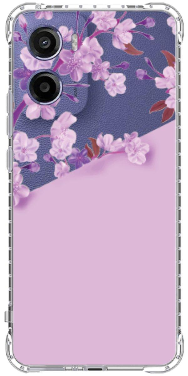 Capinha para Celular Flores Purpuras