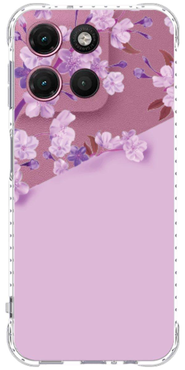 Capinha para Celular Flores Purpuras