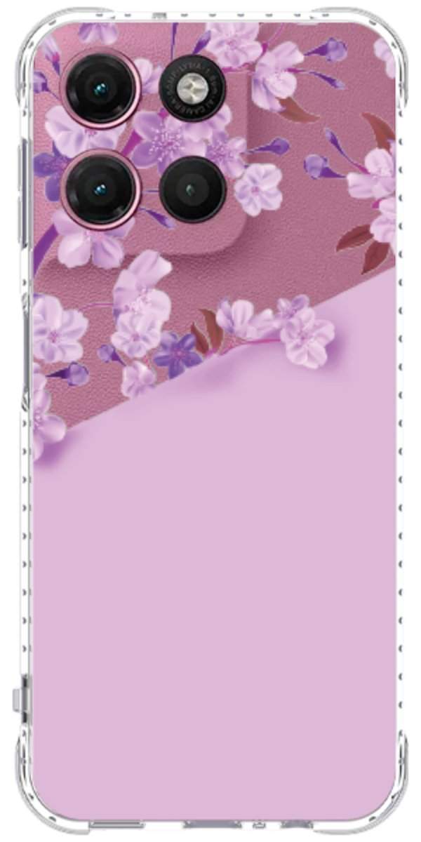 Capinha para Celular Flores Purpuras