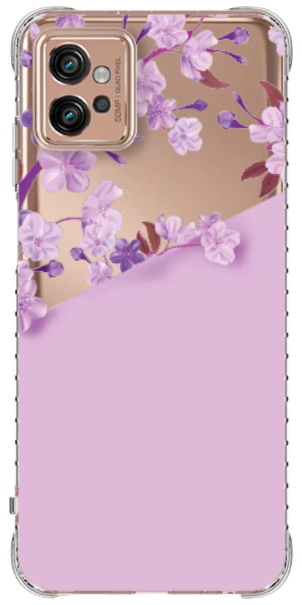 Capinha para Celular Flores Purpuras