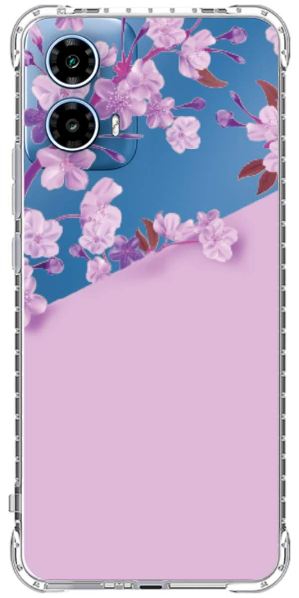 Capinha para Celular Flores Purpuras