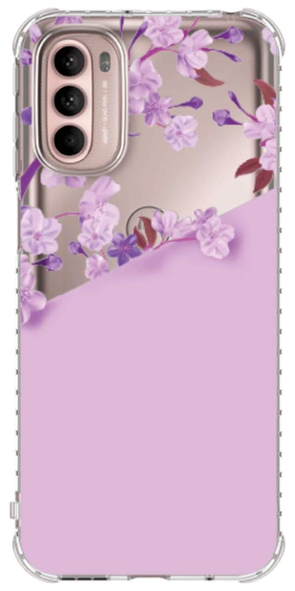 Capinha para Celular Flores Purpuras