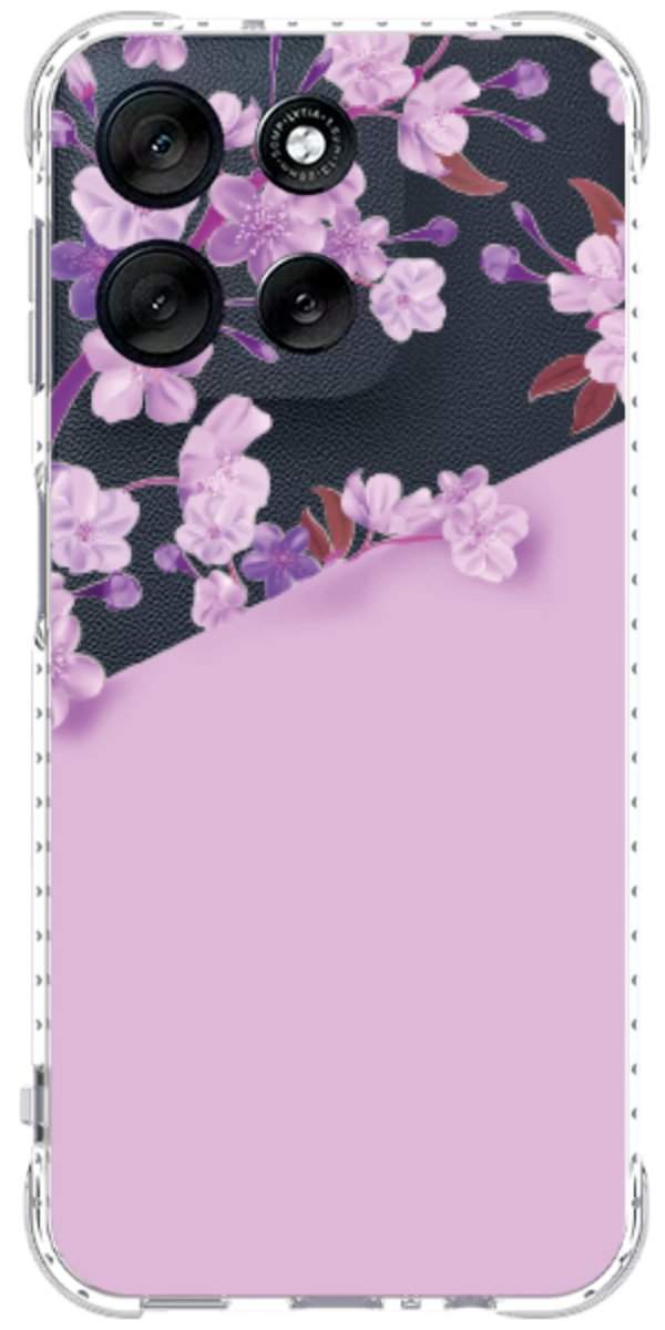 Capinha para Celular Flores Purpuras