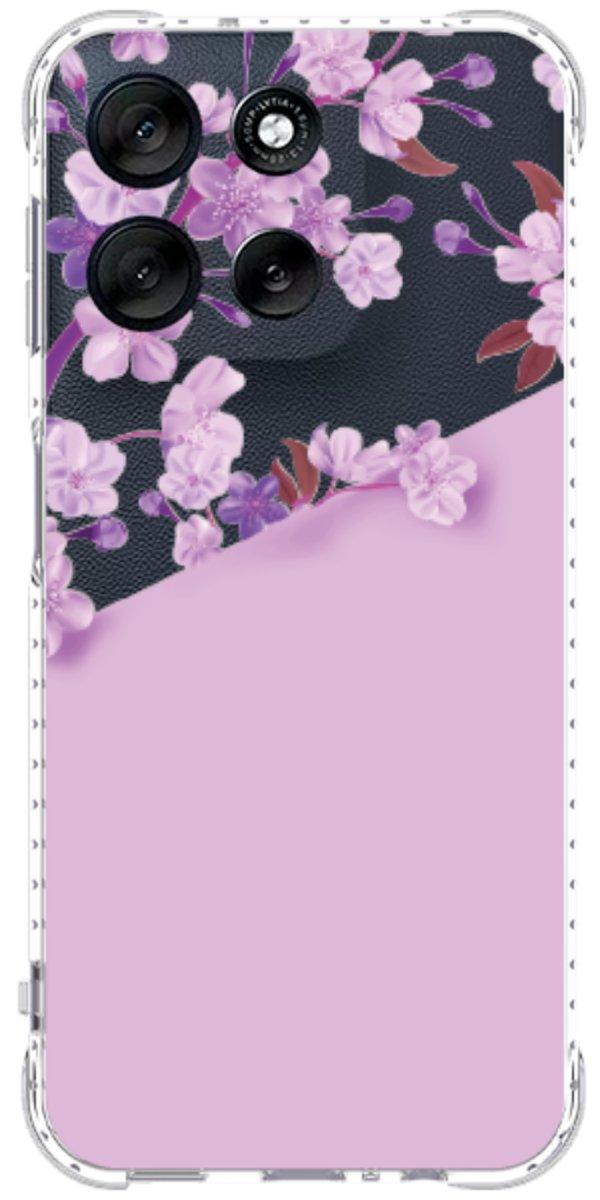 Capinha para Celular Flores Purpuras