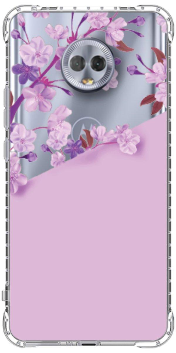 Capinha para Celular Flores Purpuras
