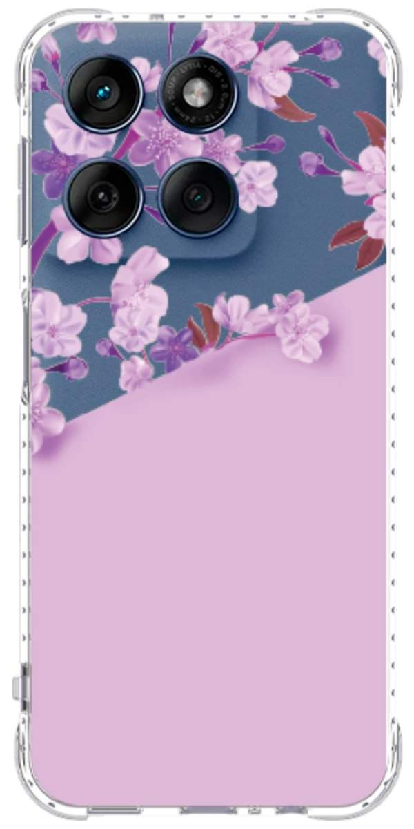 Capinha para Celular Flores Purpuras