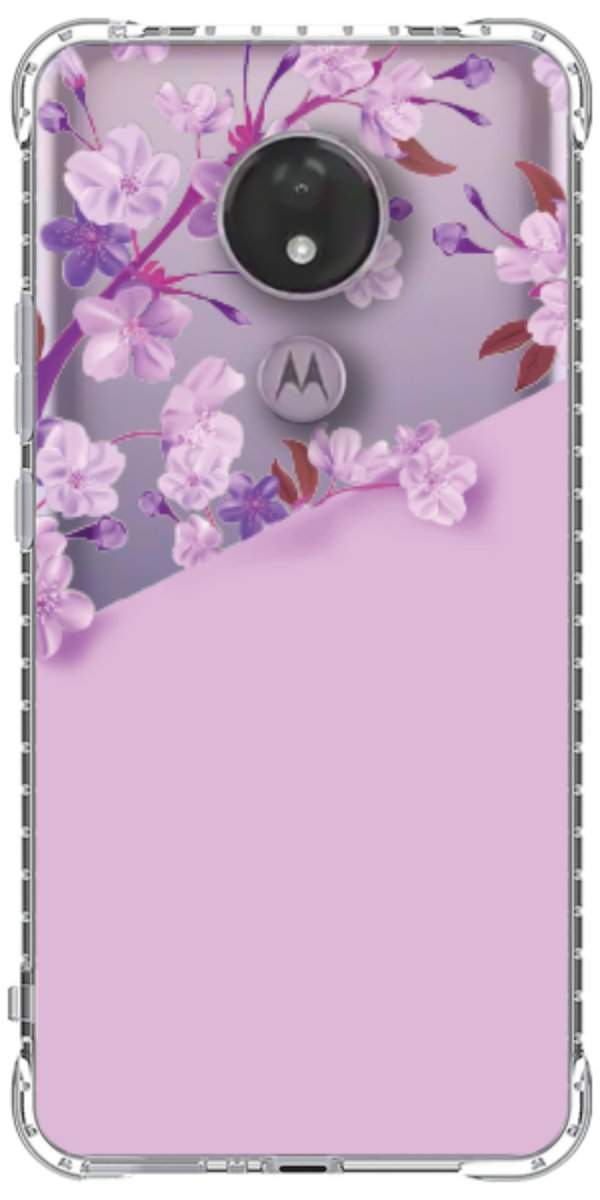 Capinha para Celular Flores Purpuras